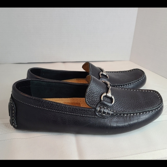 (0000) 14 & Union Men's Classic Horsebit Leather Loafers, Size: 9M Color: Black - Picture 10 of 16